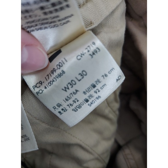 Levis XX Chino Pants 30x30 Beige Slim Taper Cotton stretch Casual (30x27) - Picture 5 of 14
